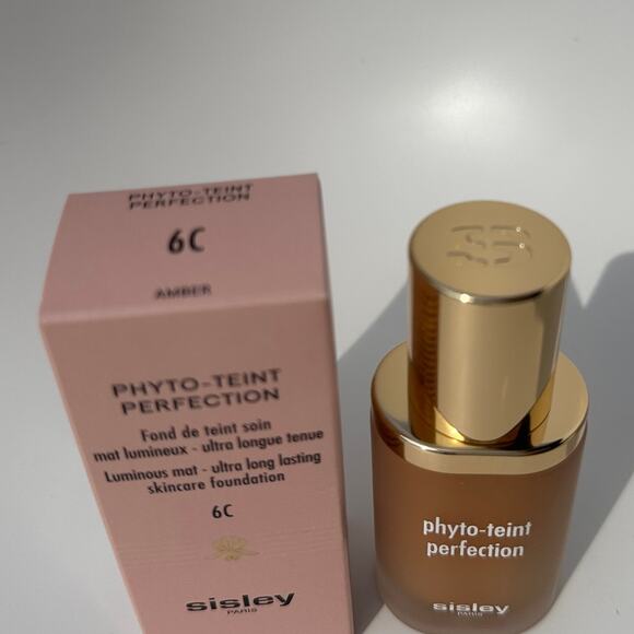 Sisley Paris 6C Amber Phyto-Teint Perfection Foundation Luminous Long Lasting - Picture 2 of 12